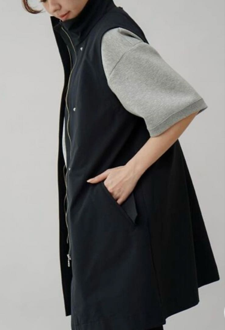 新品　yort 定価¥3万6300円　3way コート　ジャケット　ロングジレ