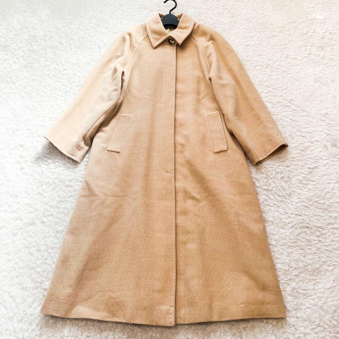MAXMARA イブルース ロングコート ウール ベージュ マキシ丈 42