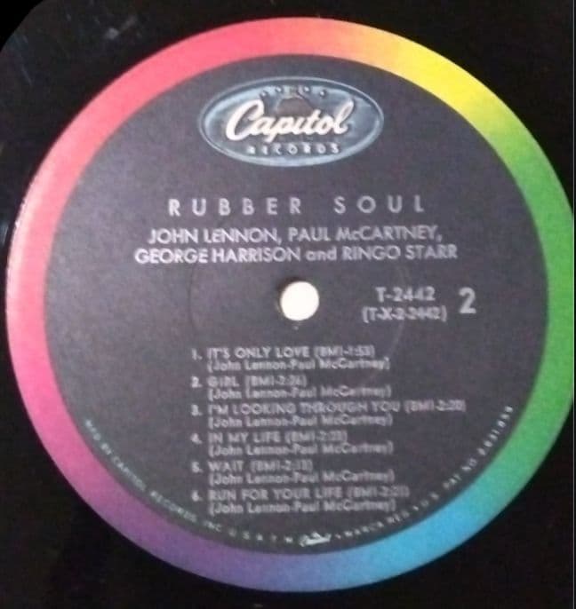 The Beatles Rubber Soul US オリジナル.MONO