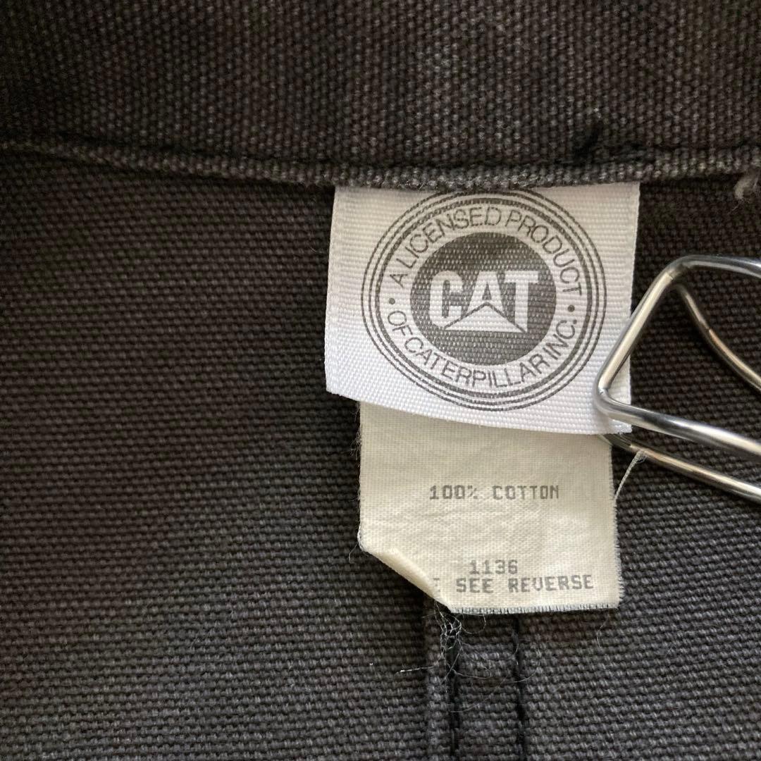 ジャケット・アウター 90s vintage CAT fade black chore jacket