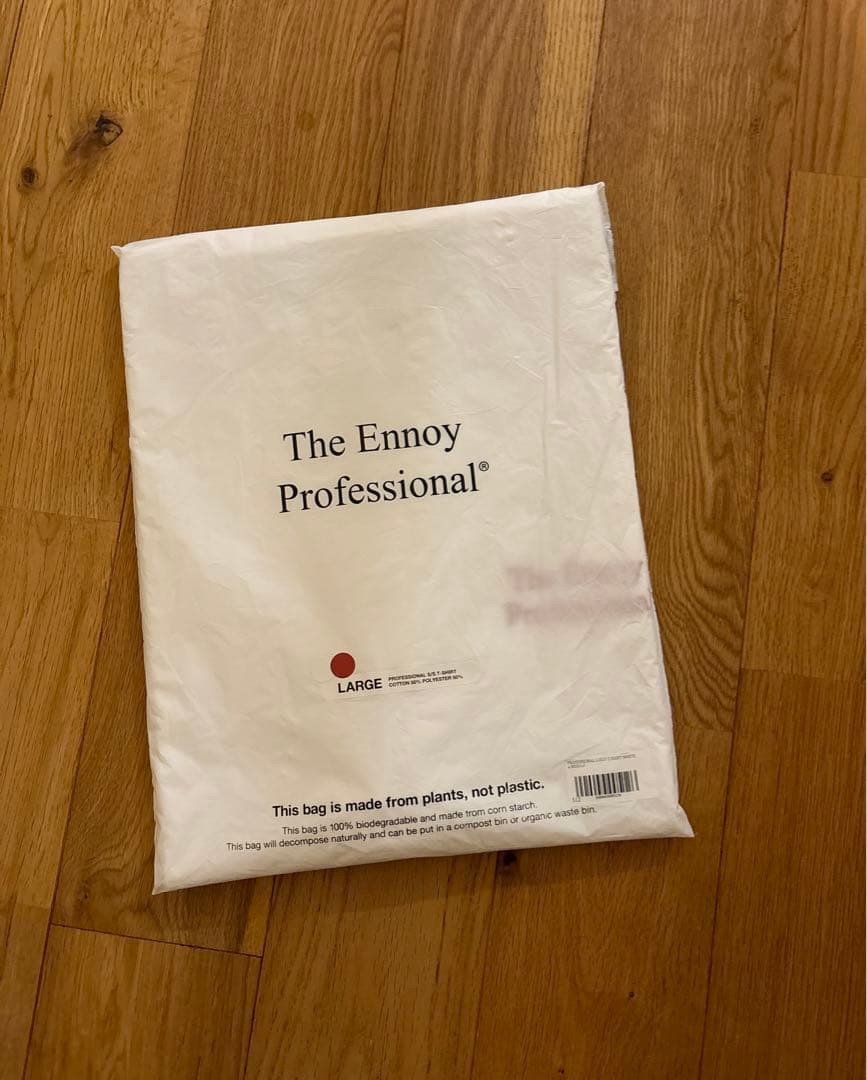 ENNOY Professional Logo Tシャツ White Red