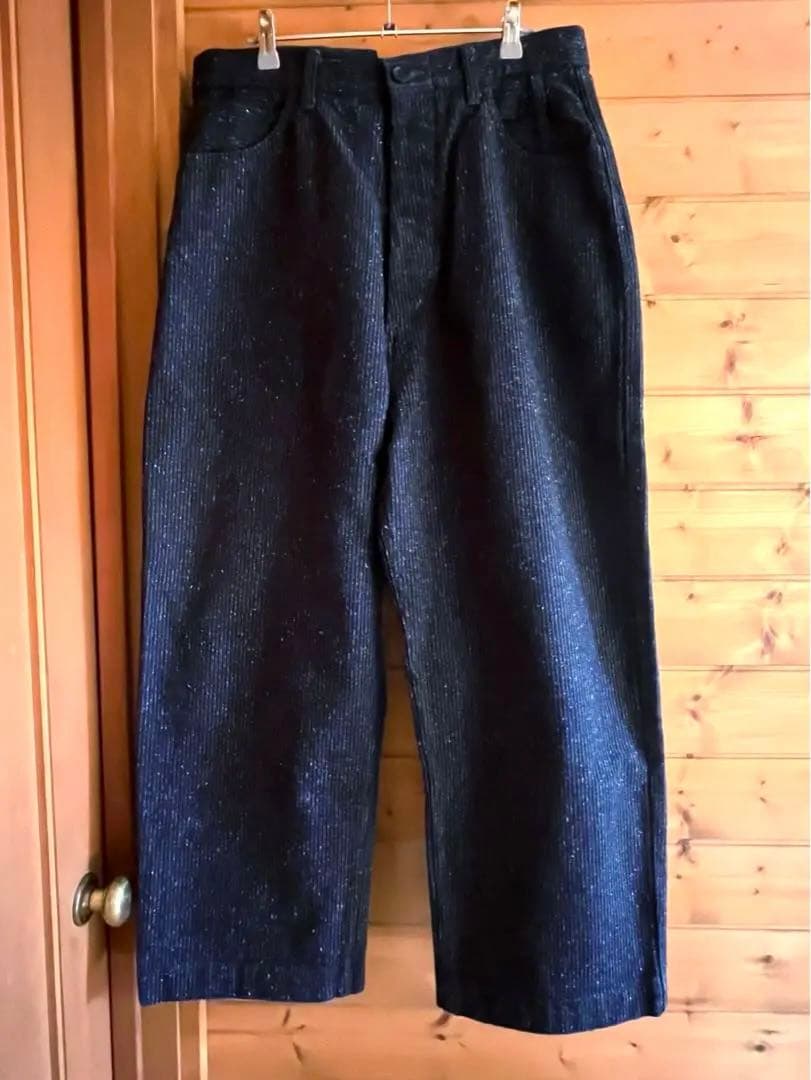 J.S.stead セットアップ L ネイビー ネップ スーツ