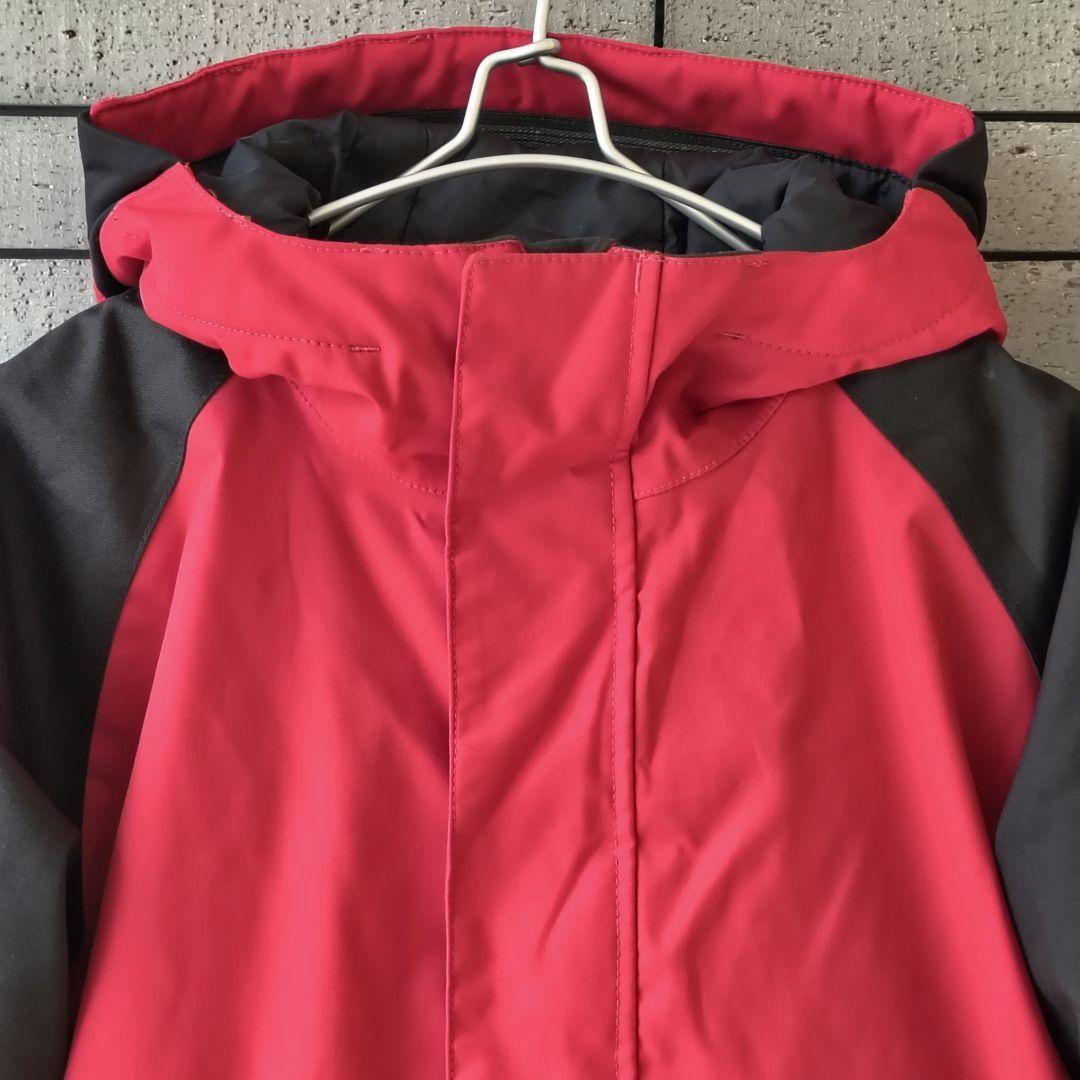 ♠元斗【バートン】✨美品　スノボージャケット　スキー　黒×赤　キッズXL