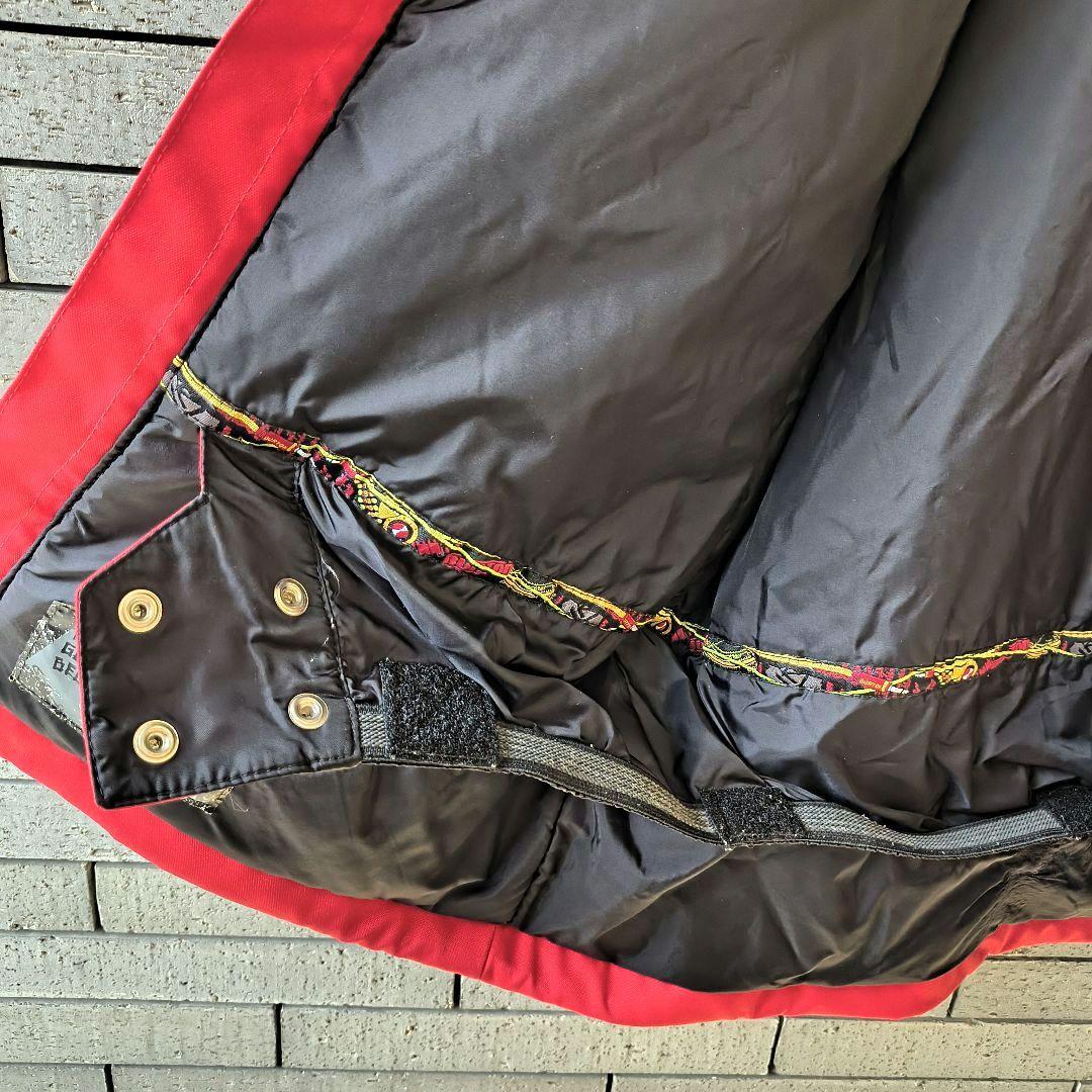 ♠元斗【バートン】✨美品　スノボージャケット　スキー　黒×赤　キッズXL