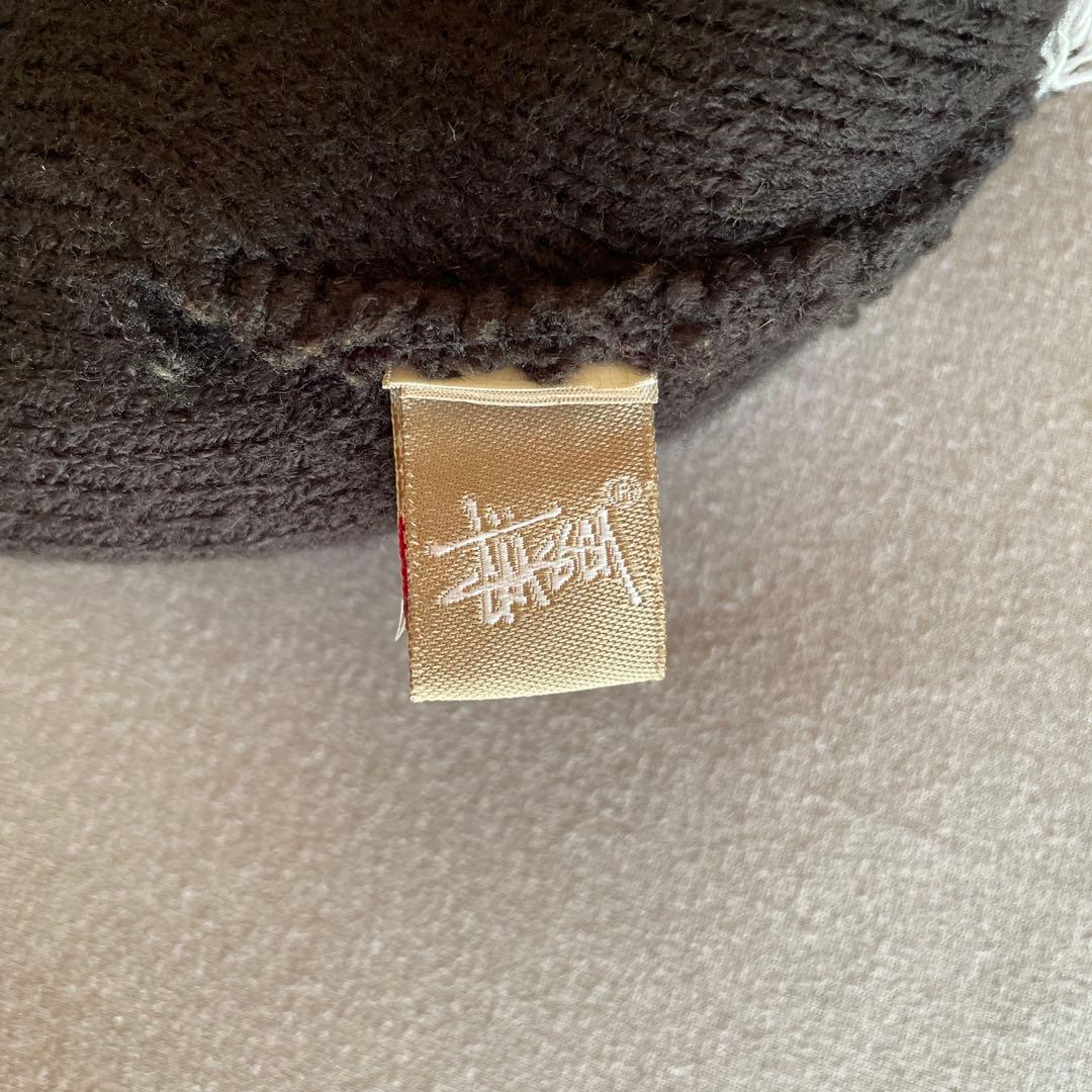 STUSSY ボンボンニット帽 ビーニー