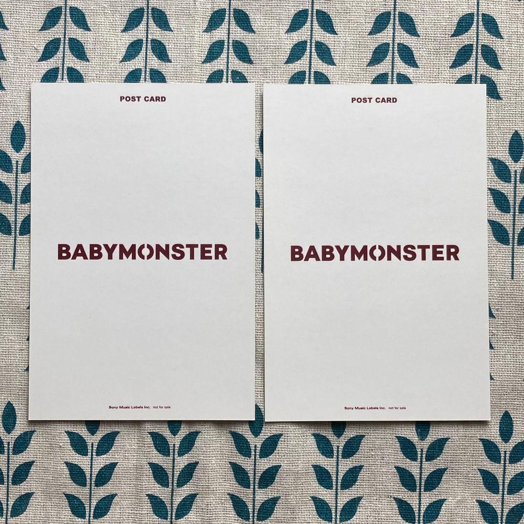 アサ BABYMONSTER ベビモン B賞 5/11/12 ポストカード