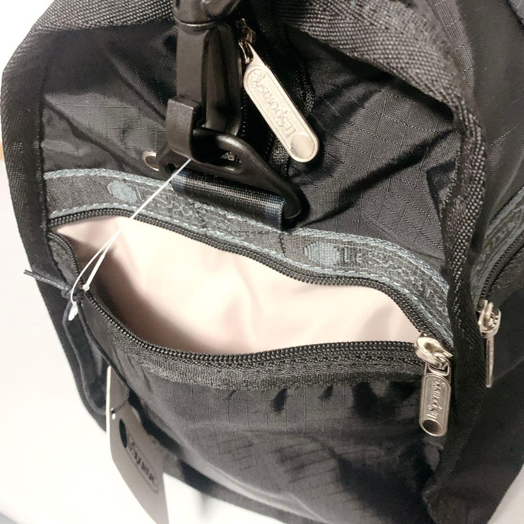 ✨新品タグ付 レスポートサック 2wayボストンバッグ ブラック ポーチ 鍵付き