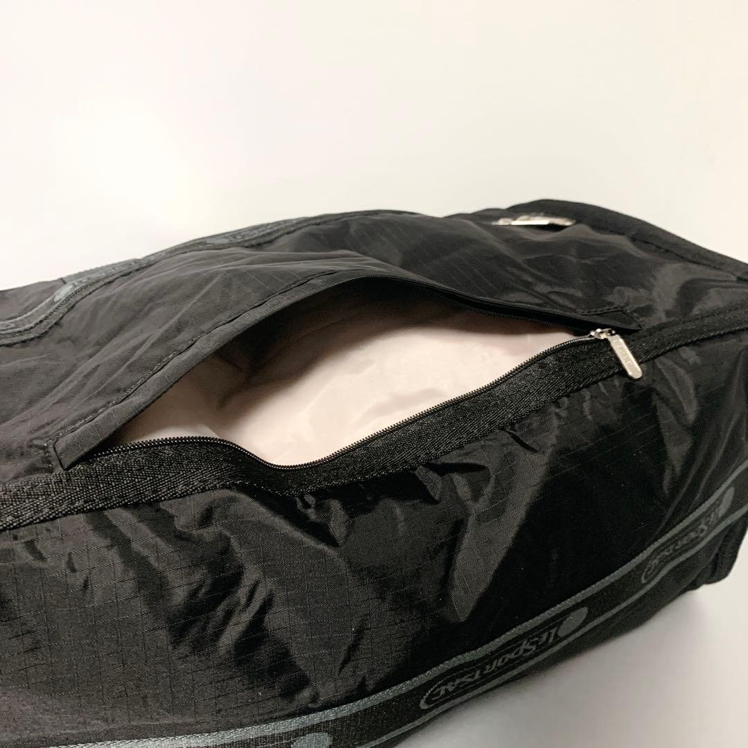 ✨新品タグ付 レスポートサック 2wayボストンバッグ ブラック ポーチ 鍵付き