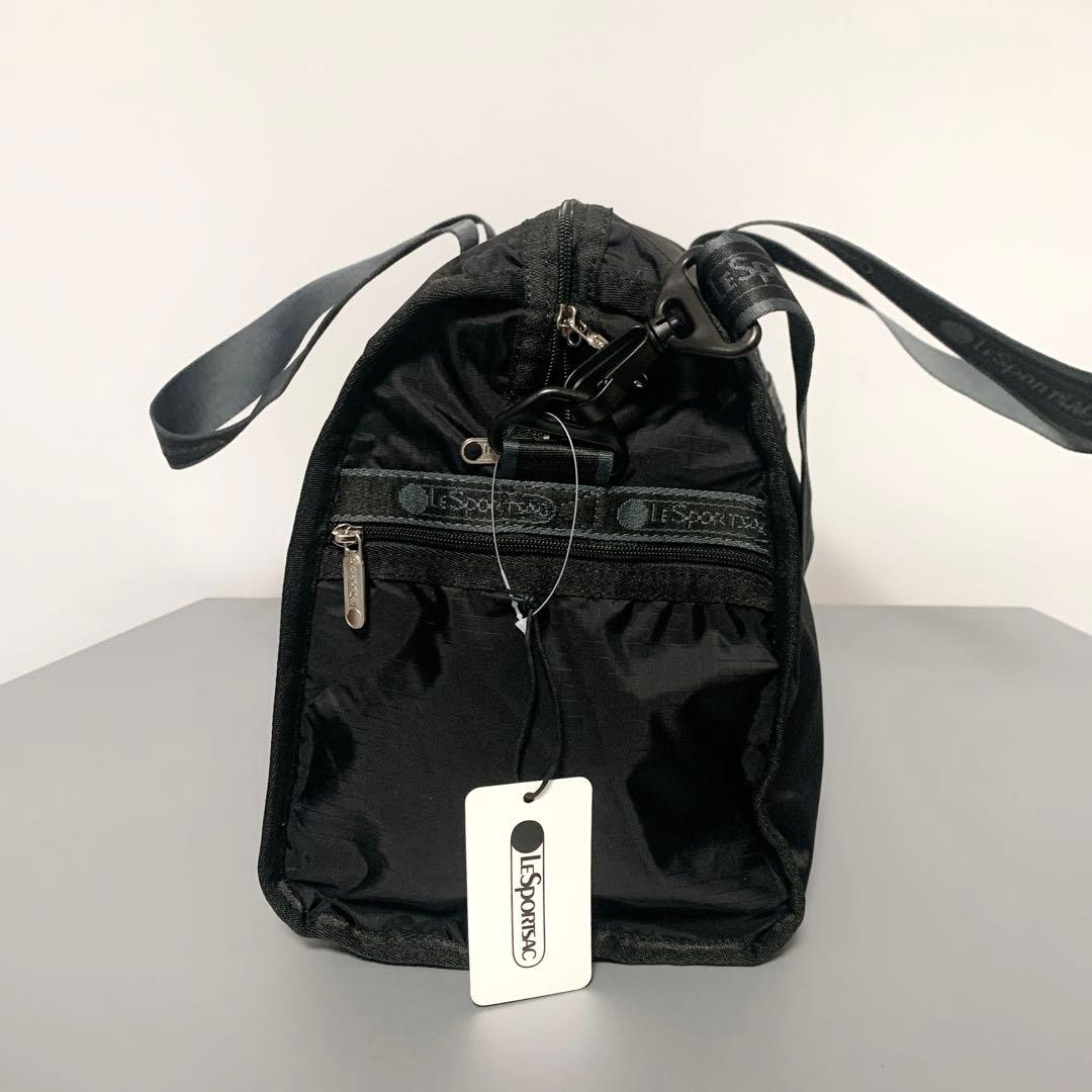 ✨新品タグ付 レスポートサック 2wayボストンバッグ ブラック ポーチ 鍵付き