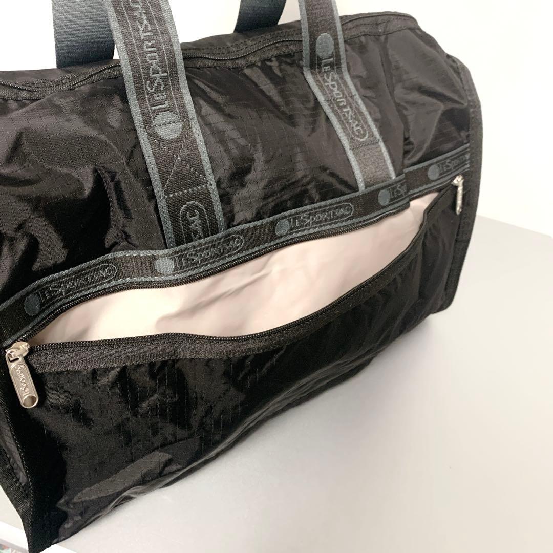 ✨新品タグ付 レスポートサック 2wayボストンバッグ ブラック ポーチ 鍵付き