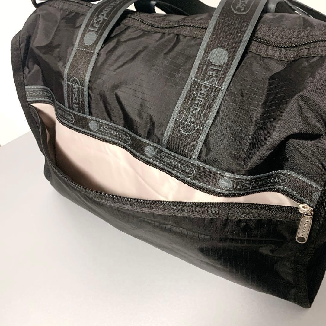 ✨新品タグ付 レスポートサック 2wayボストンバッグ ブラック ポーチ 鍵付き