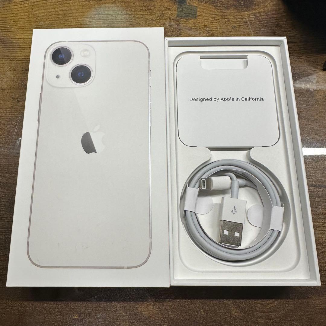iPhone 13 ホワイト256GB SIMフリー本体　バッテリー