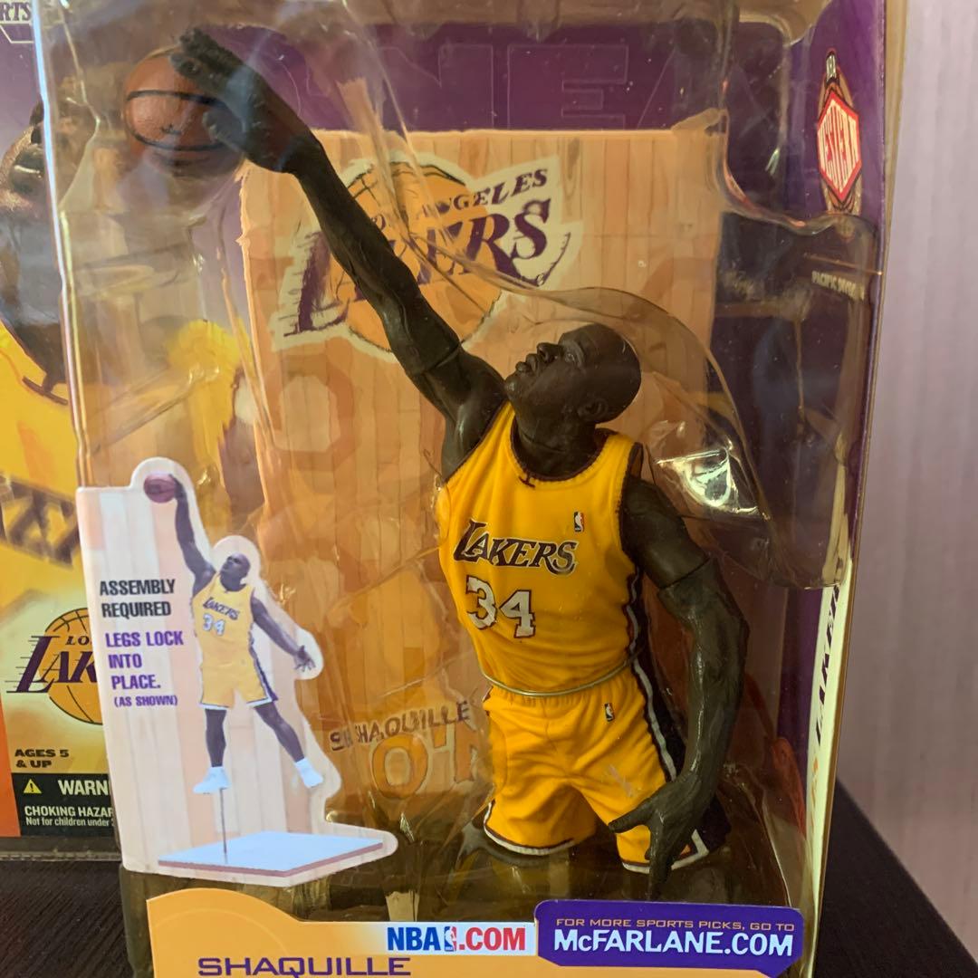 新品未開封　マクファーレン　NBA　シャキール・オニール　フィギュア　レイカーズ