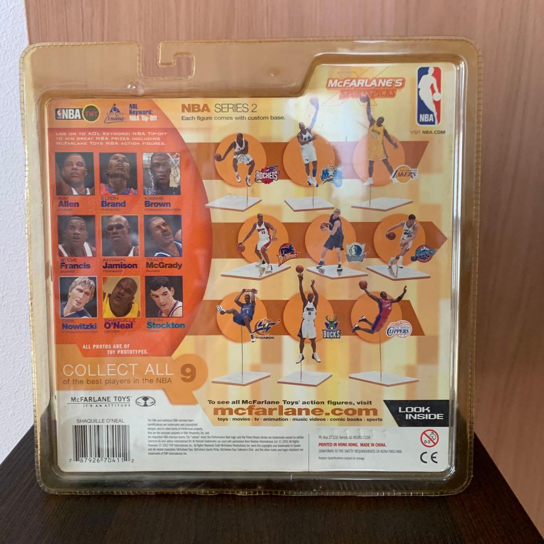 新品未開封　マクファーレン　NBA　シャキール・オニール　フィギュア　レイカーズ