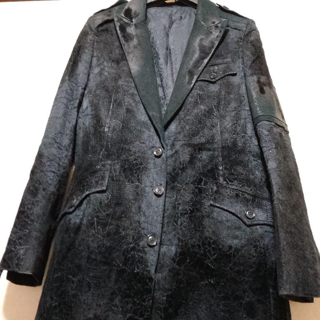 Roen 07AW ミラノコレクション ディアスキン切替ジャケット ミリタリー