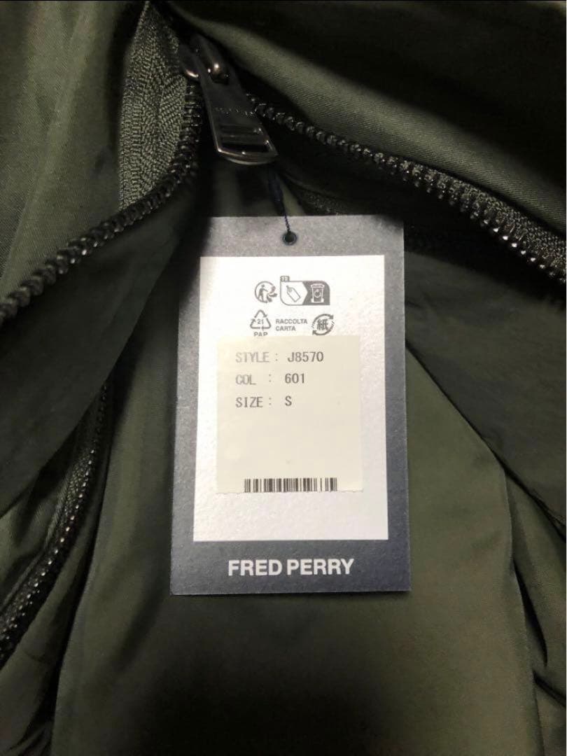 新品2024〜25モデル Fred Perryモッズコート/タグ付