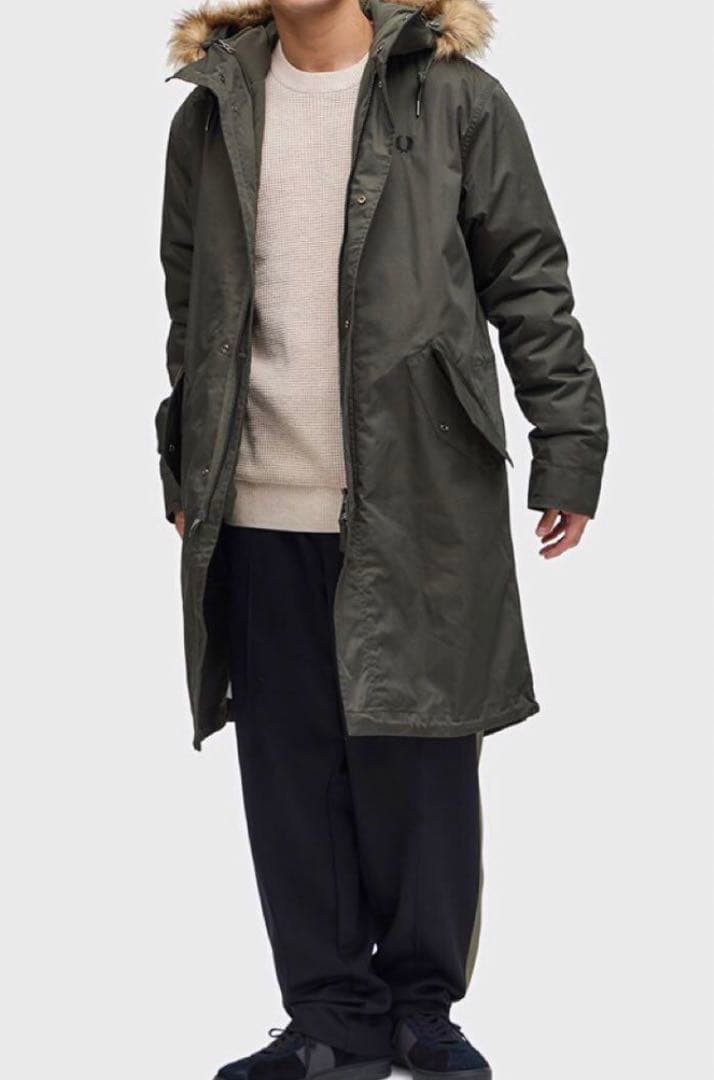 新品2024〜25モデル Fred Perryモッズコート/タグ付