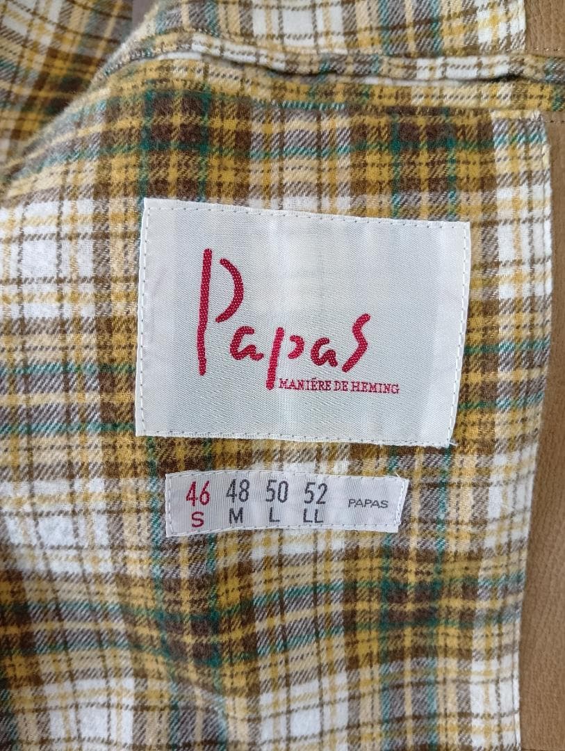 Papas レザージャケット 46