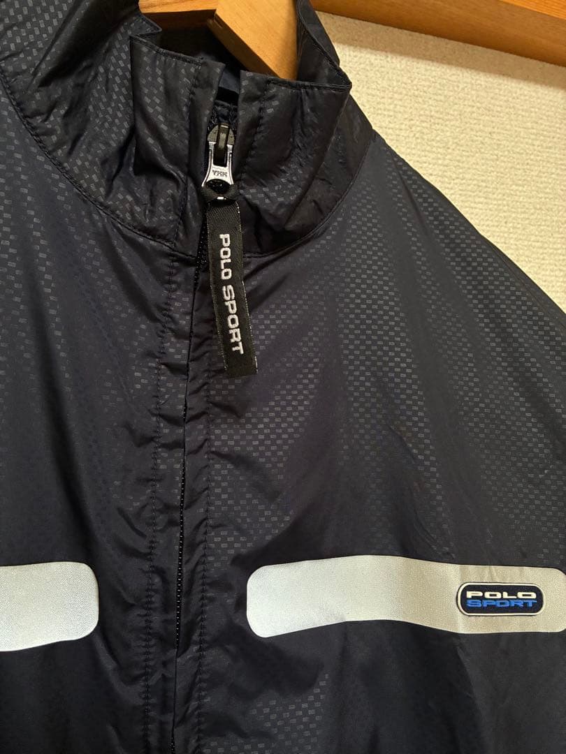 POLO SPORTS ポロスポーツ ナイロン セットアップ S M ネイビー