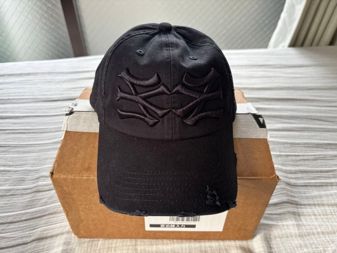 帽子 oMA DESIGN STUDIOS NY NY DISTRESSED HAT