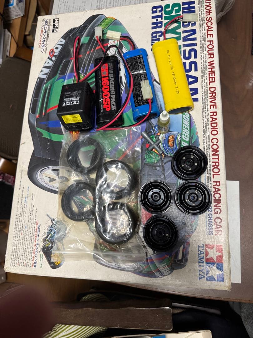 ラジコン　プロポサーボ　スカイライン　バッテリー7.2V ドリフト　セット