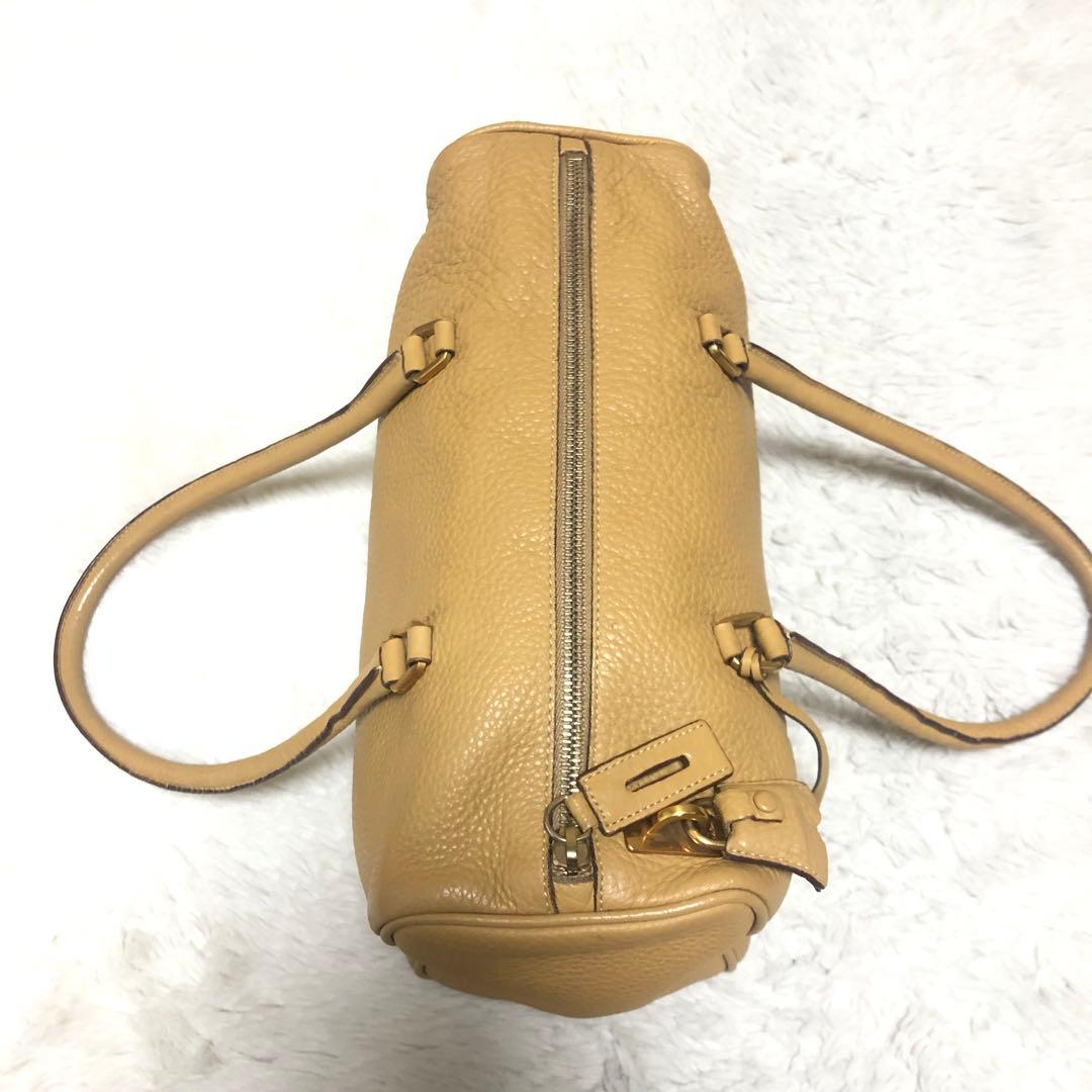 PRADA vigntage ハンドバッグ ミニボストン レザー カデナ キー