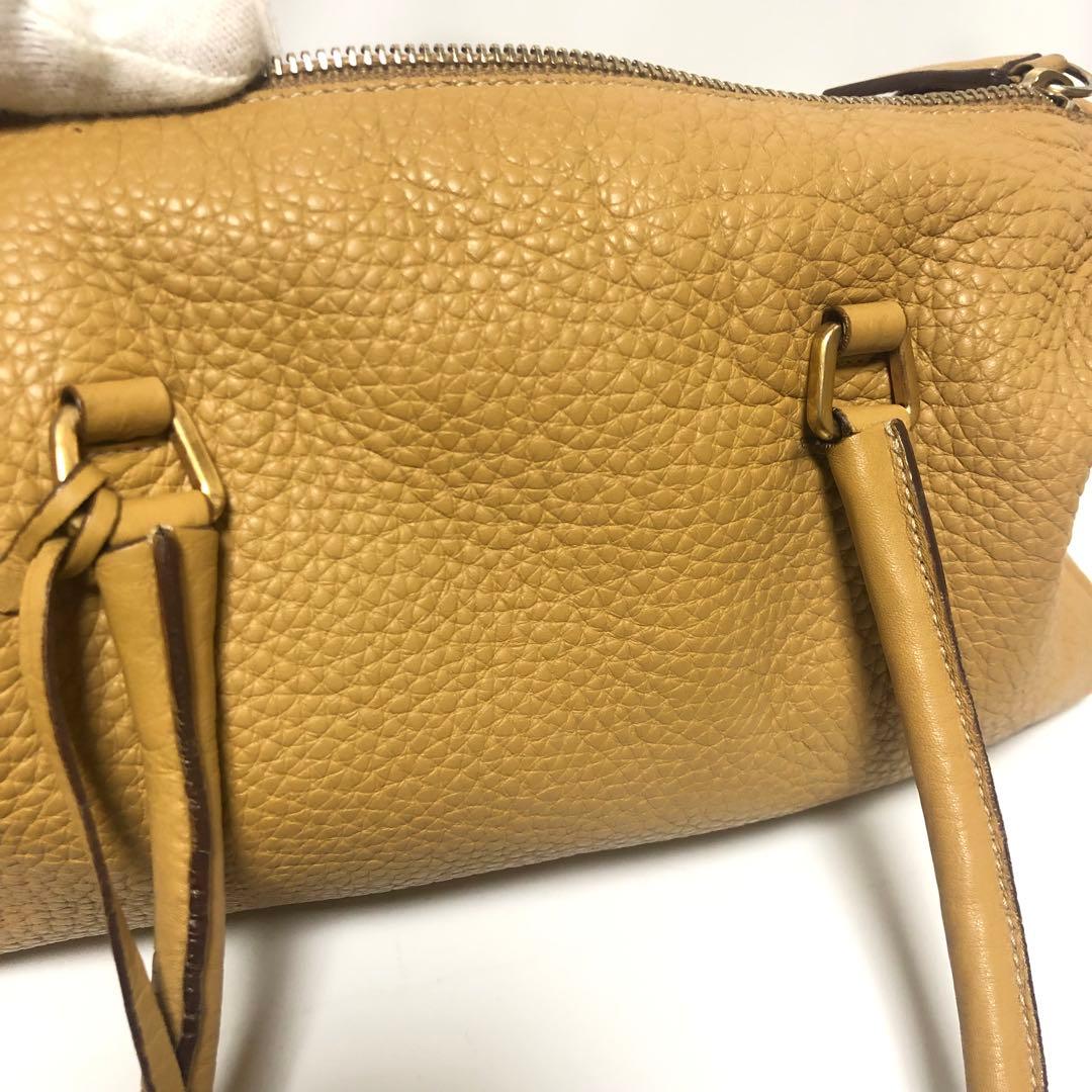 PRADA vigntage ハンドバッグ ミニボストン レザー カデナ キー