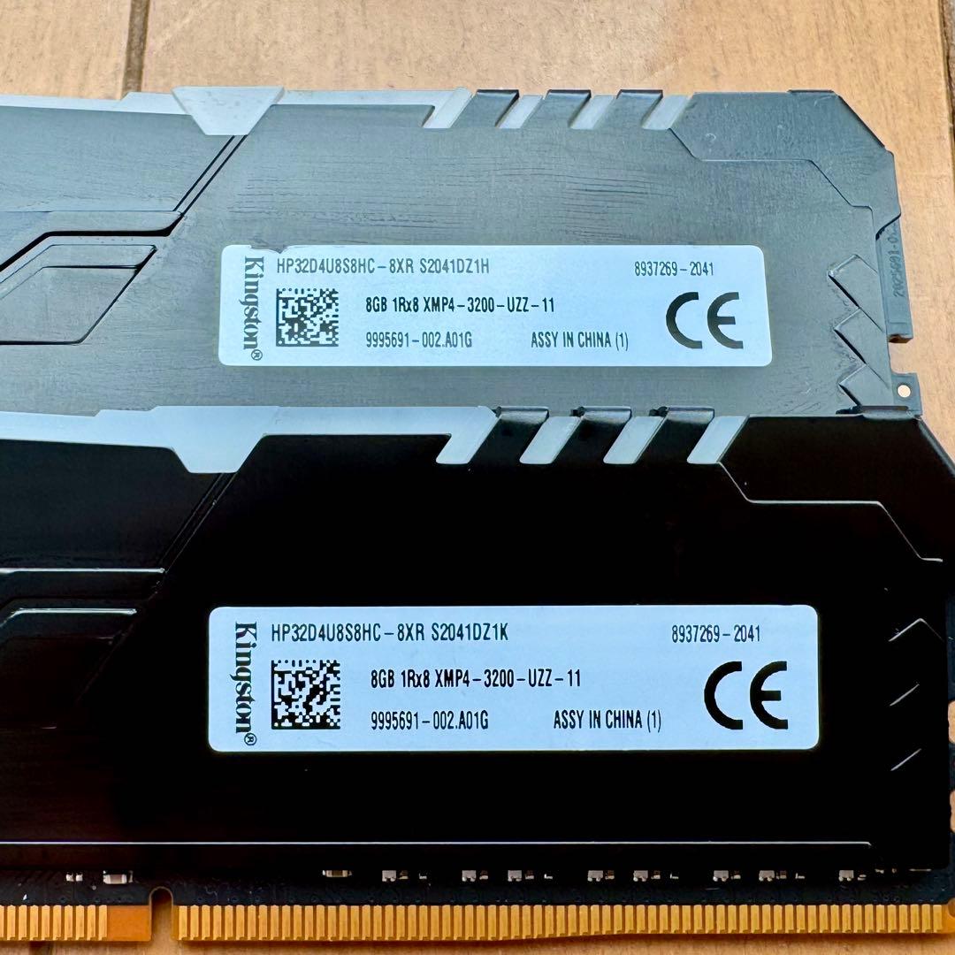 HyperX DDR4 8GB×2 16GB 3200MHz メモリ