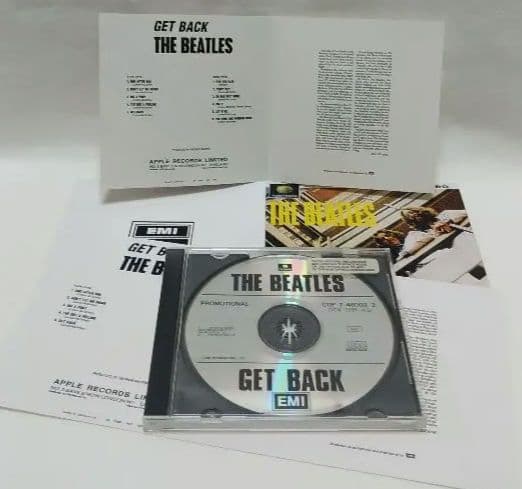 ビートルズBEATLES♣ゲットバックCDアップルP7480032 ORG11曲