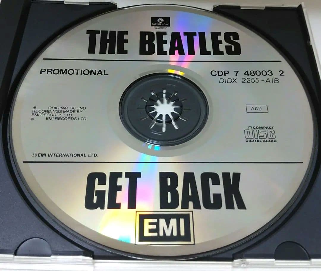 ビートルズBEATLES♣ゲットバックCDアップルP7480032 ORG11曲
