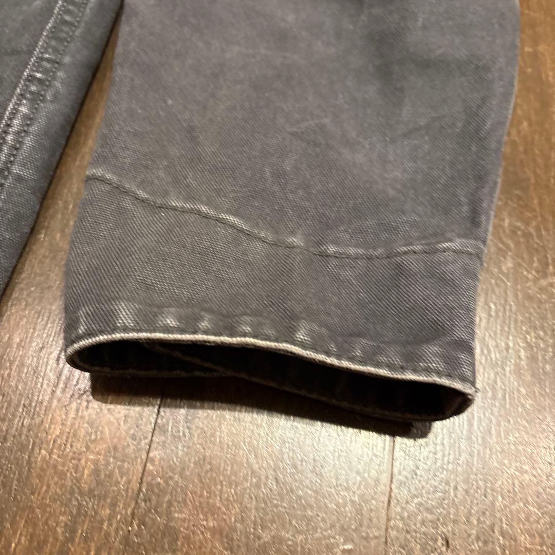 Levi's フェードブラック ダック生地カバーオール(表記M・実寸L相当）