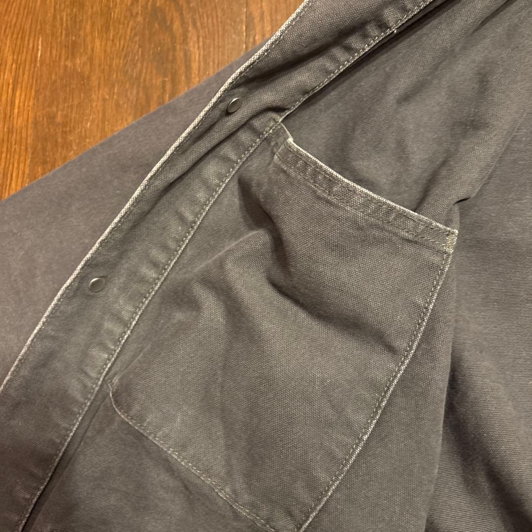 Levi's フェードブラック ダック生地カバーオール(表記M・実寸L相当）