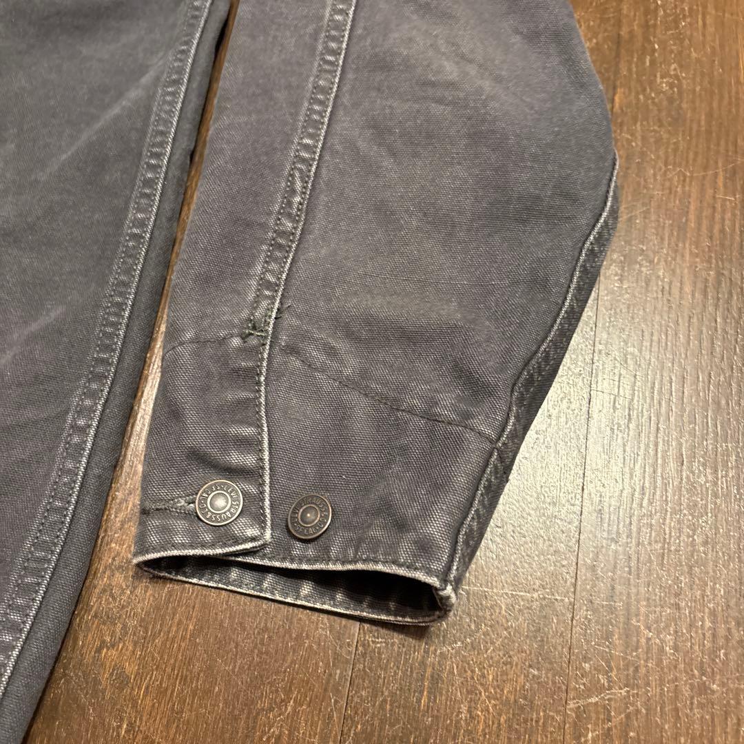 Levi's フェードブラック ダック生地カバーオール(表記M・実寸L相当）