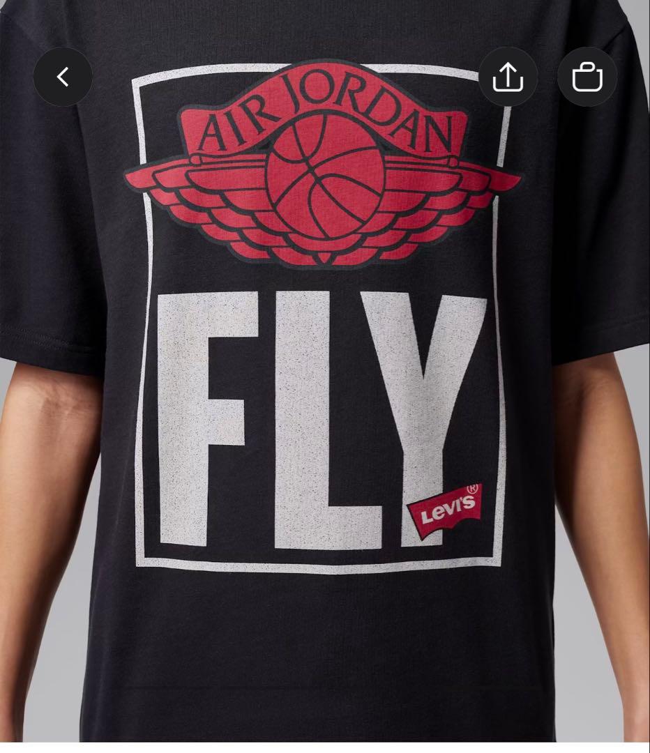 Jordan x Levi's ショートスリーブ Tシャツ　M