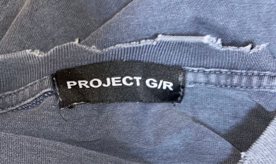 トップス \"project g/r\"faded graphics t-shirt