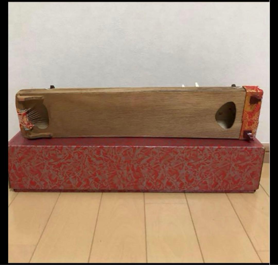 お琴・ミニチュア・和楽器・木製・レトロ・希少