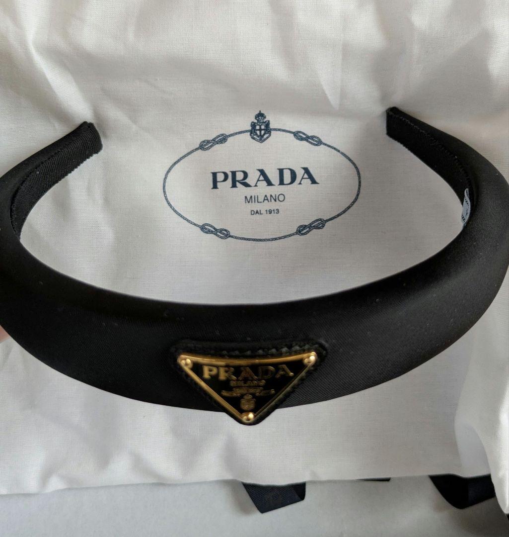 プラダ PRADA Re-Nylon　　カチューシャ　ヘアバンド　正規品