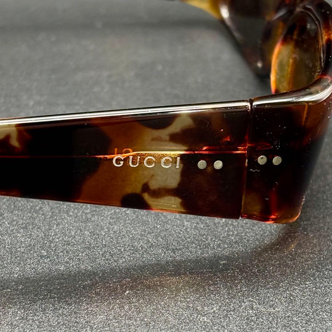 美品✨GUCCI グッチ サングラス 鼈甲 ユニセックス イタリア製 ブラウン