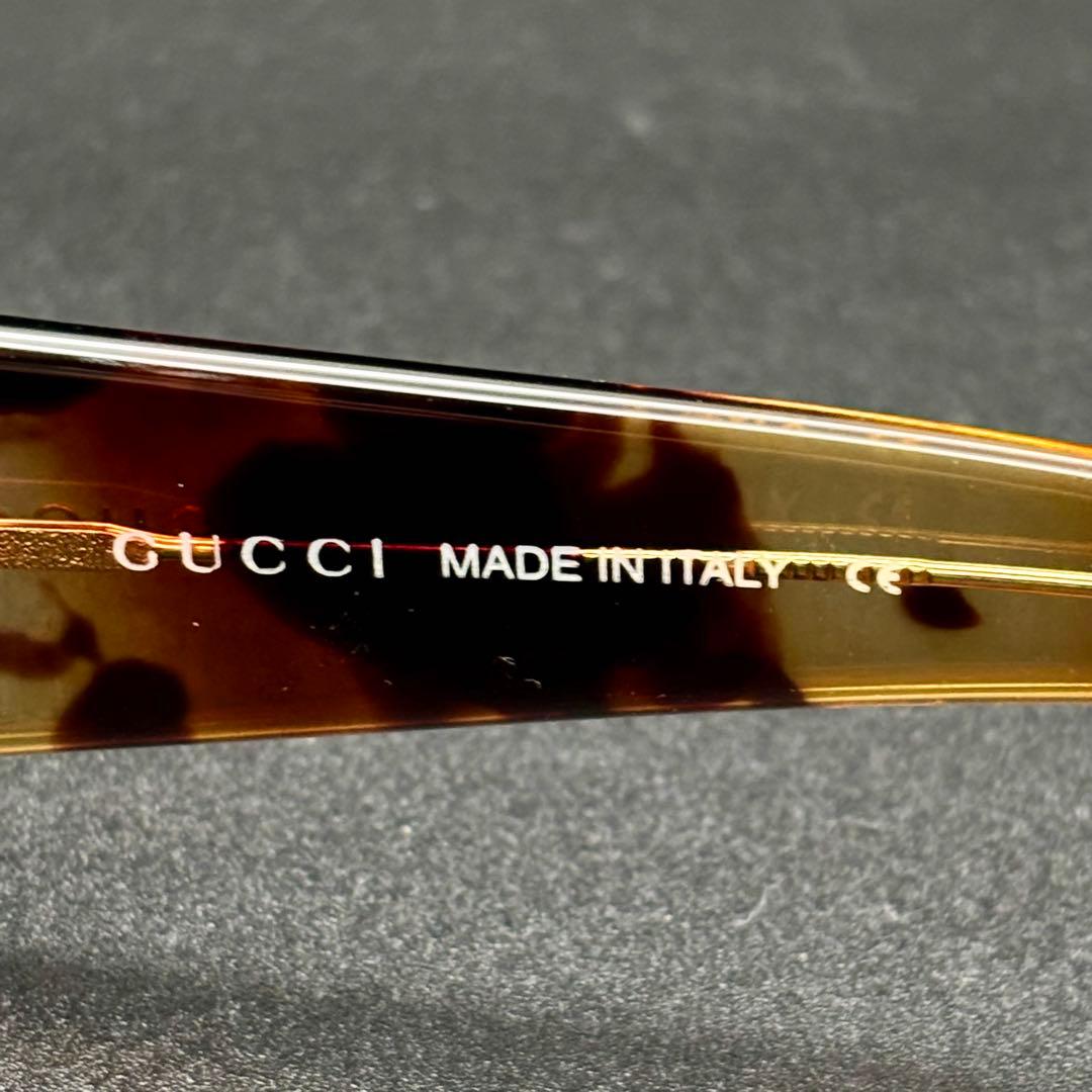 美品✨GUCCI グッチ サングラス 鼈甲 ユニセックス イタリア製 ブラウン