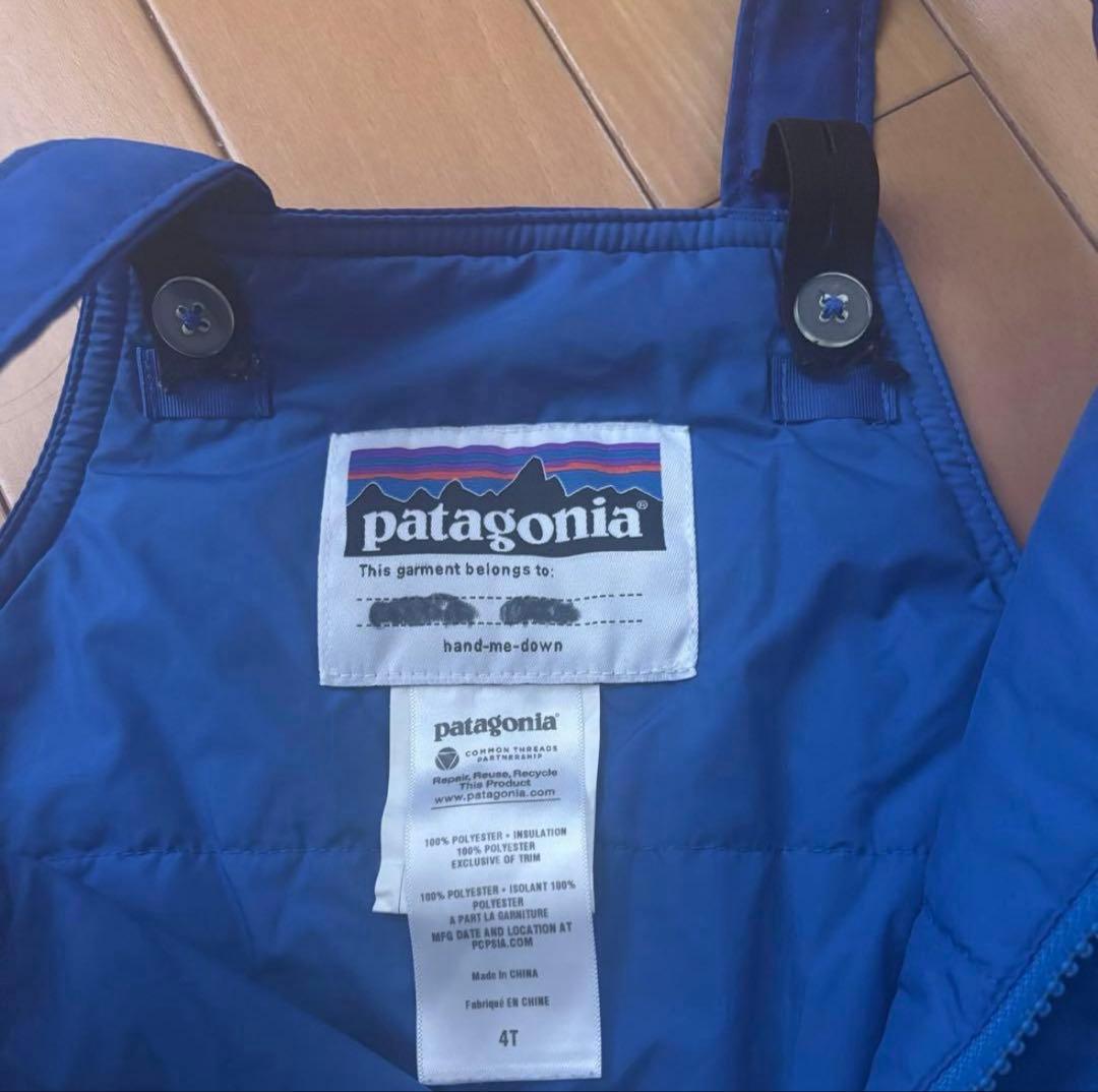 【patagonia】キッズ　上下　スノーウェア4T 5T