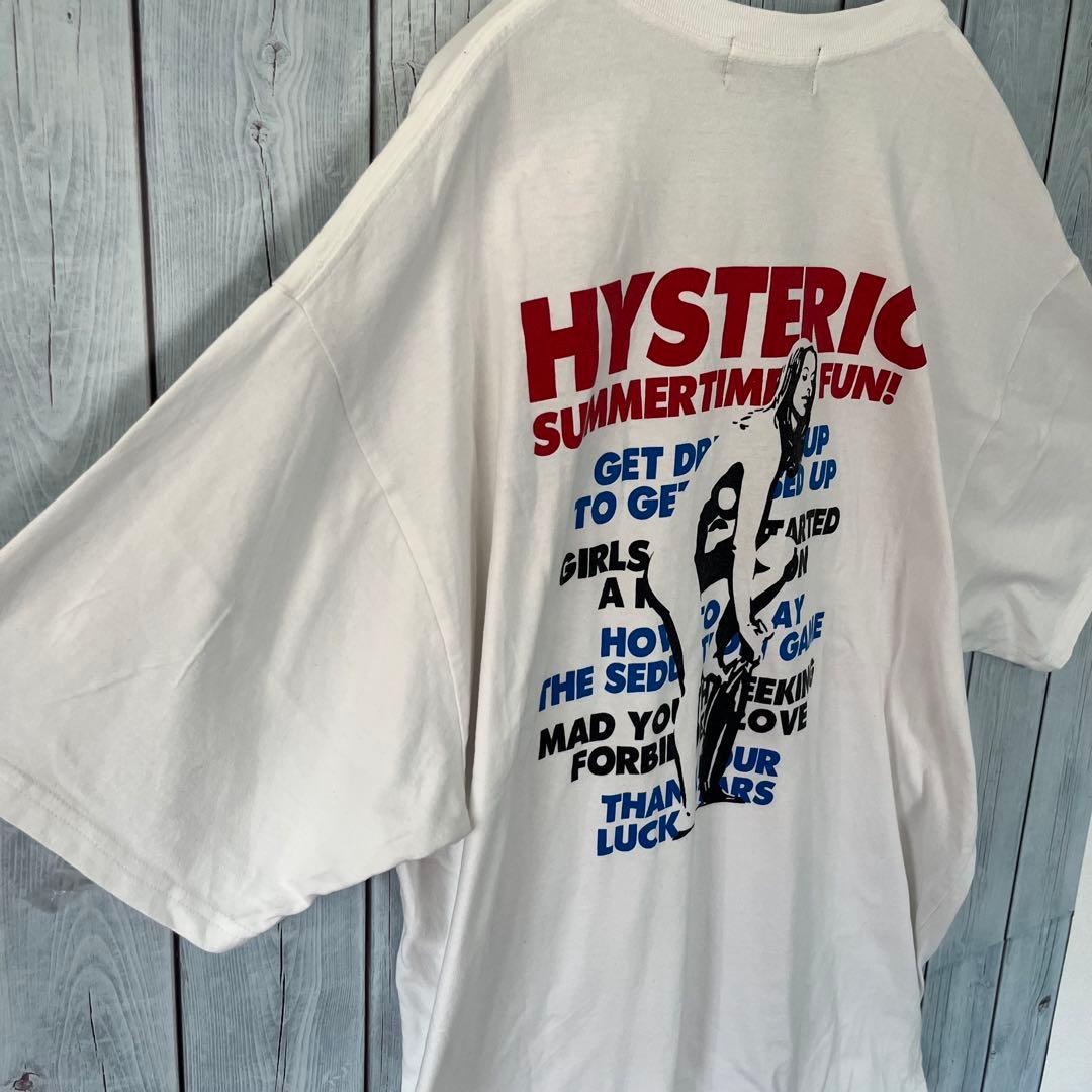 【希少品 即完売モデル】ヒステリックグラマーヒスガール 半袖Tシャツ ビックロゴ