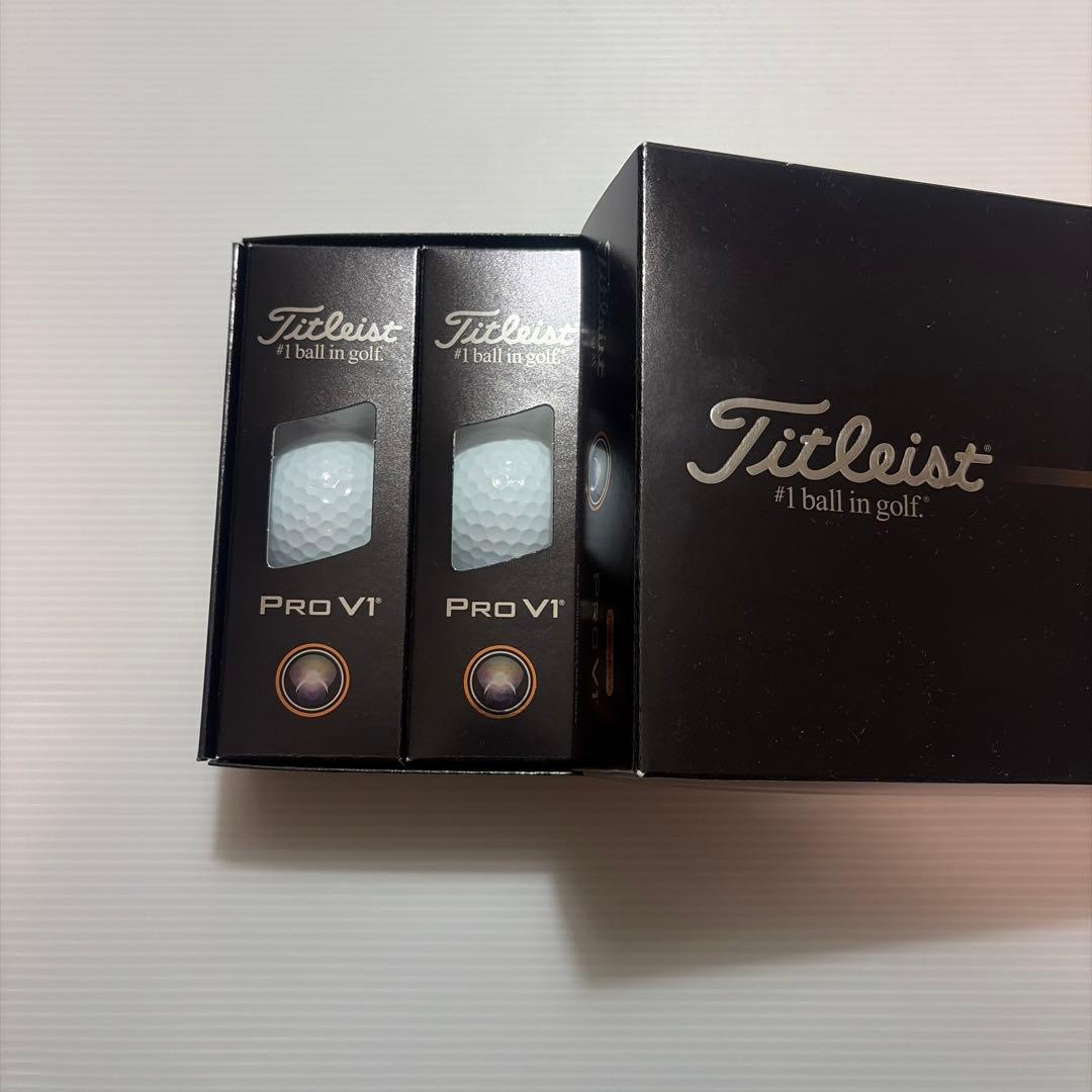 新品未使用 Titleist Pro V1 ゴルフボール 12個入りWナンバー