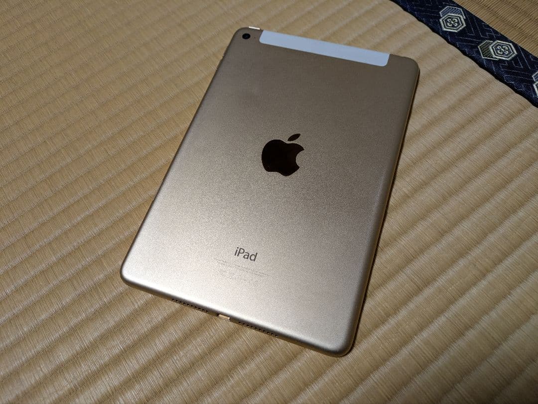 iPad mini 4 Wi-Fi+Cellularモデル ゴールド 32GB