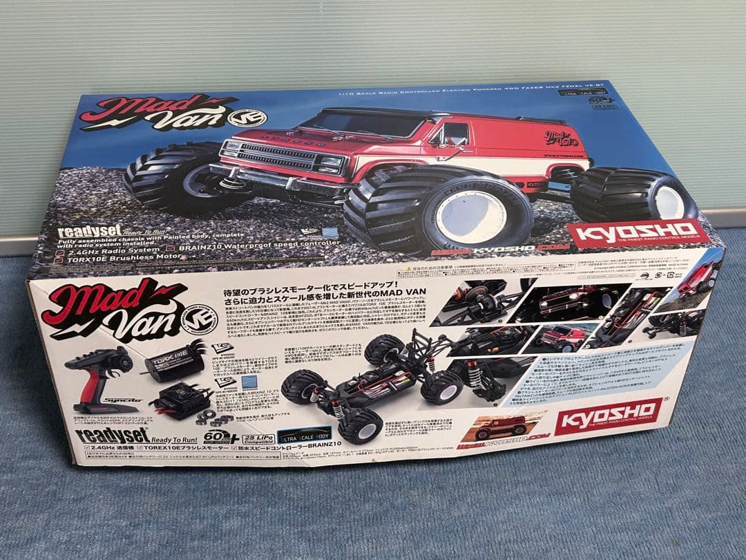 【未使用品】京商 マッドバンVE キャンディレッド 4WD RTR ブラシレス