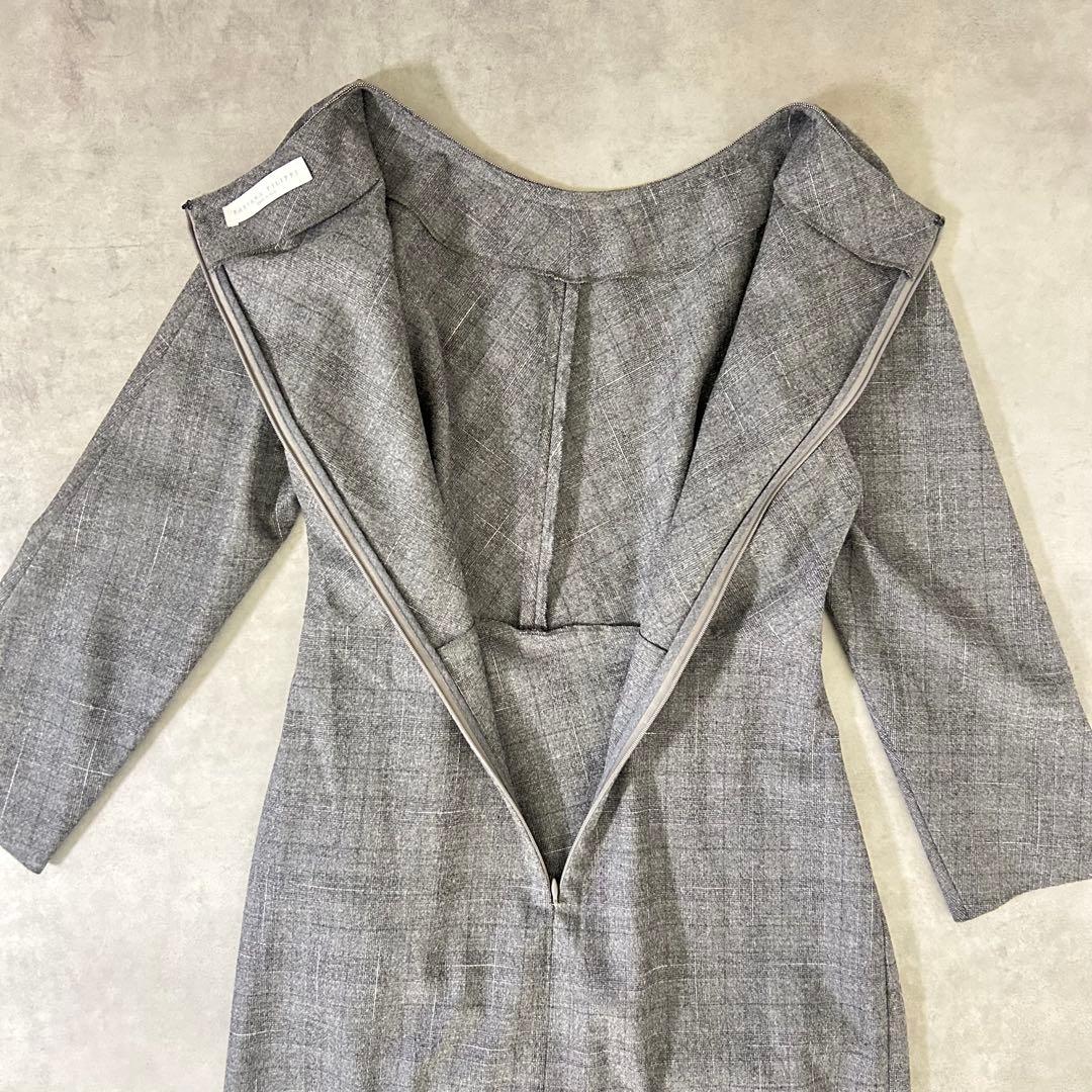【FABIANA FILIPPI】メリノウール ワンピース 40/XS グレー
