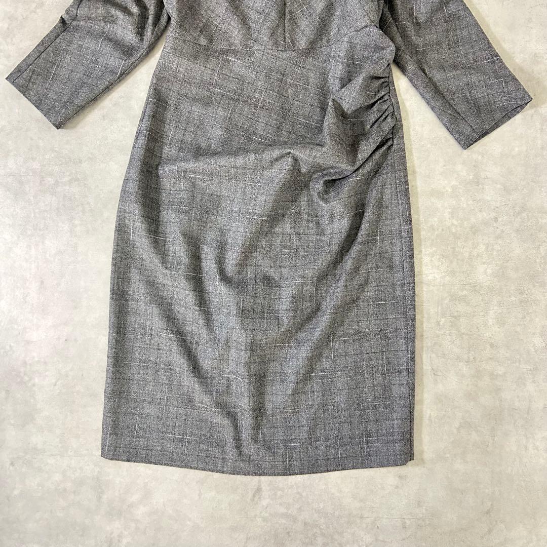 【FABIANA FILIPPI】メリノウール ワンピース 40/XS グレー