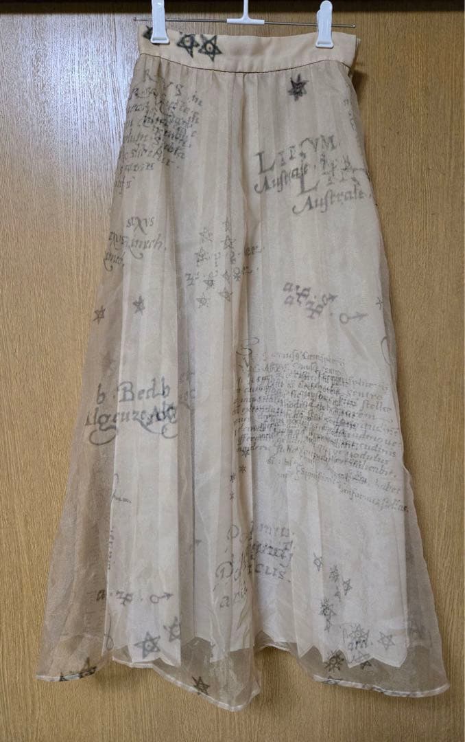 AMERI Sサイズ HOROSCOPE SHEER PLEATS SKIRT