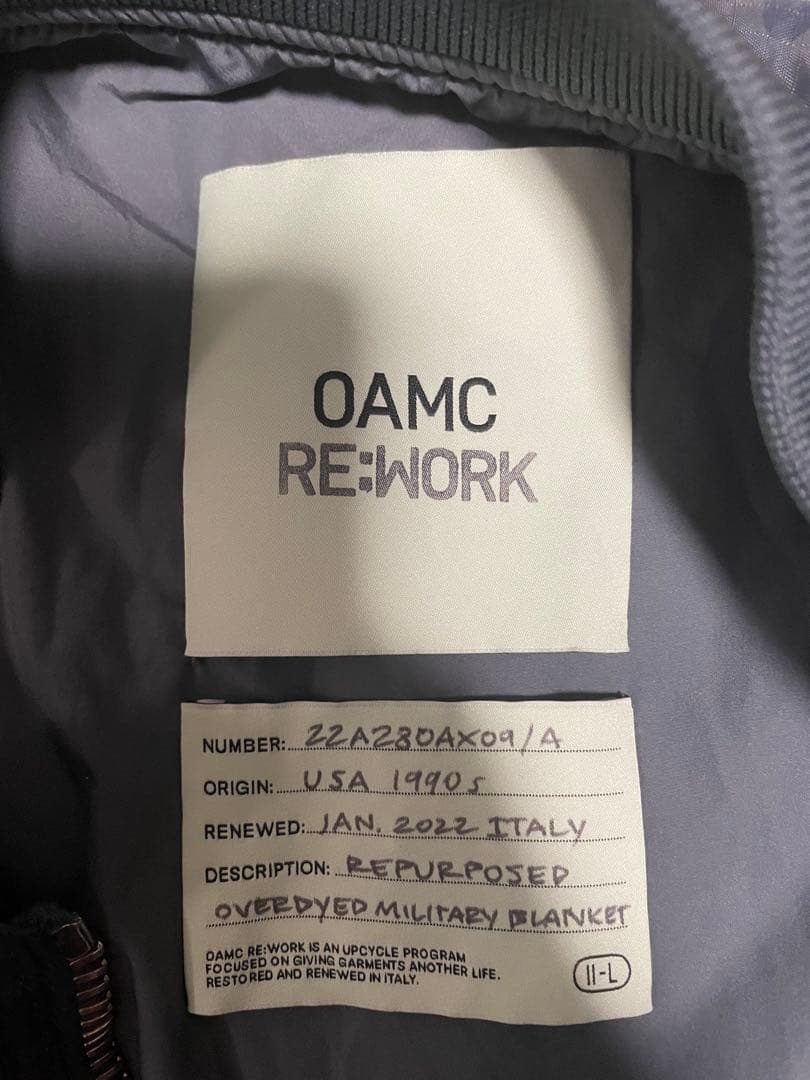 【最終セール】OAMC re:work ボンバージャケット
