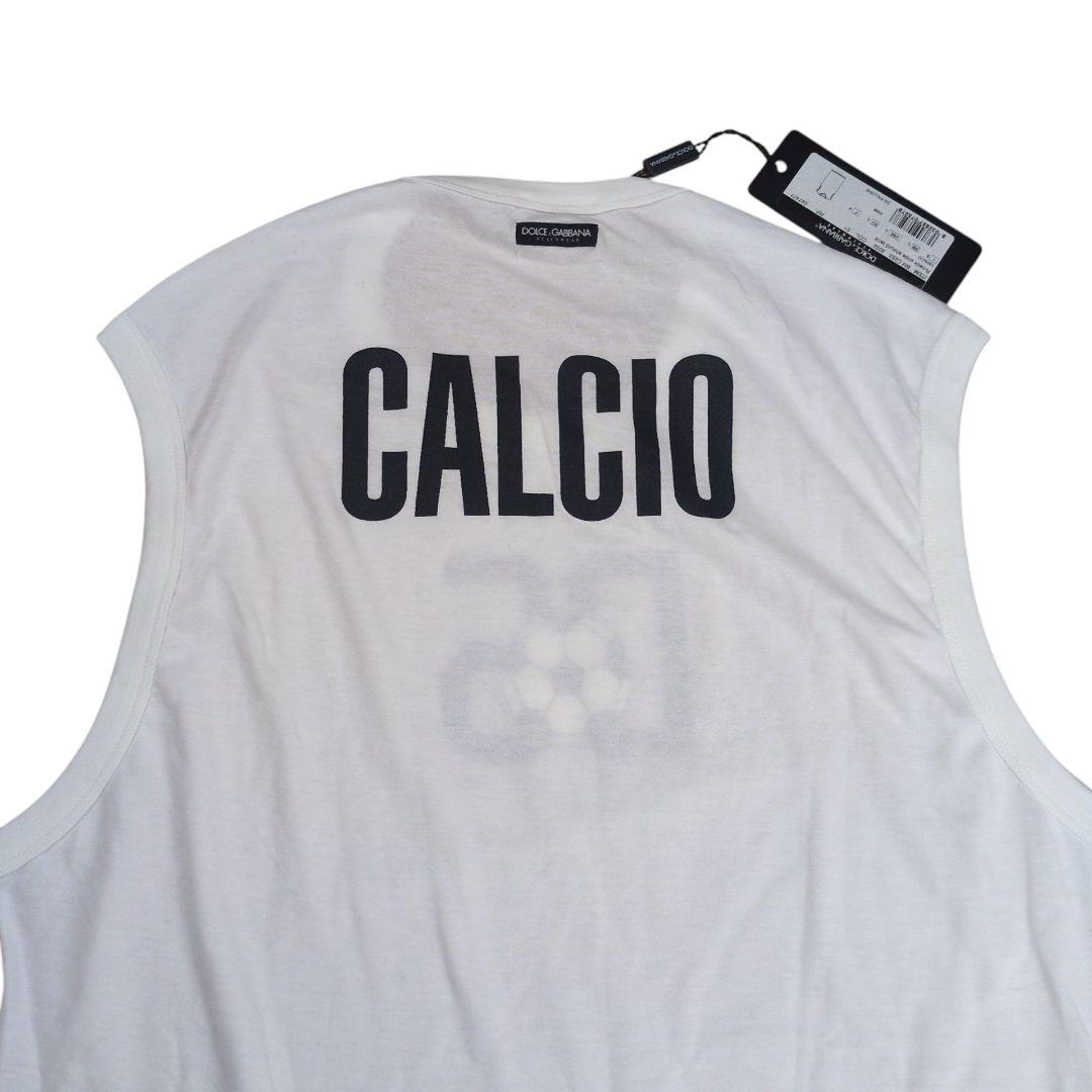 【新品】DOLCE＆GABBANA GALCIO サッカープリント タンクトップ