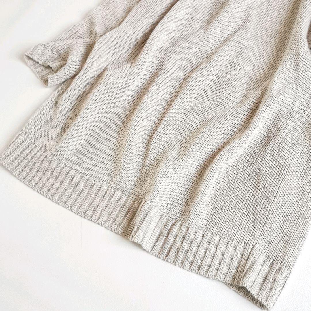 エスマックスマーラ　ロングカーディガン リネン100% ベージュ M